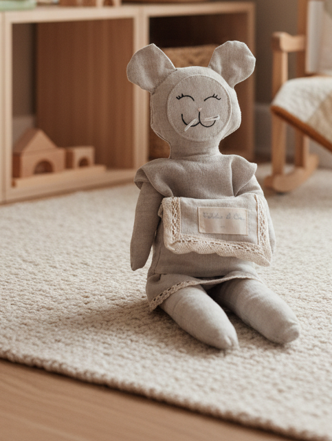 Ofi el ratoncito con conjunto Romántico con Encaje