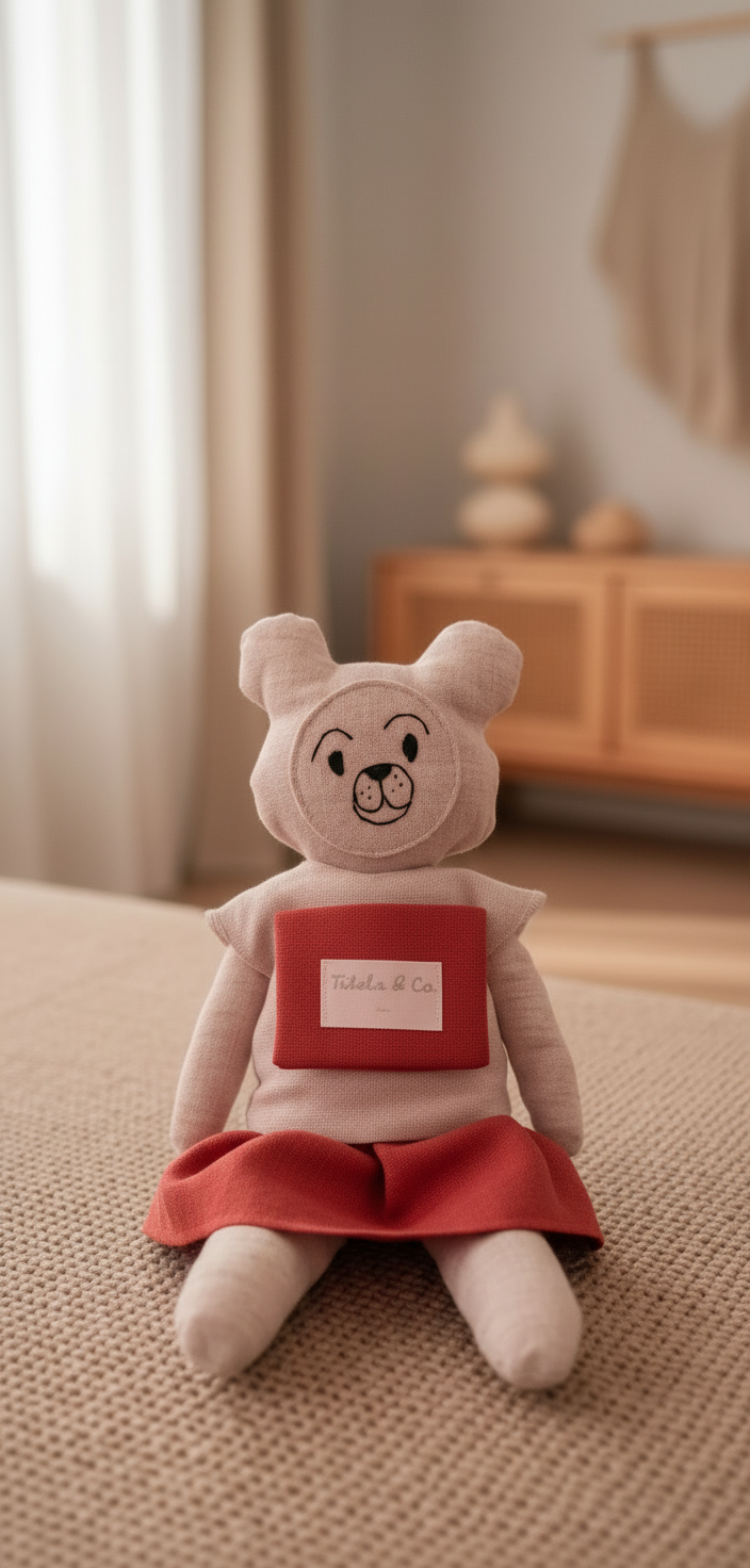 OBI LA/EL OSITA/O DE LAS EMOCIONES DEL COLOR QUE TE GUSTA CON PANTALÓN O  FALDA.