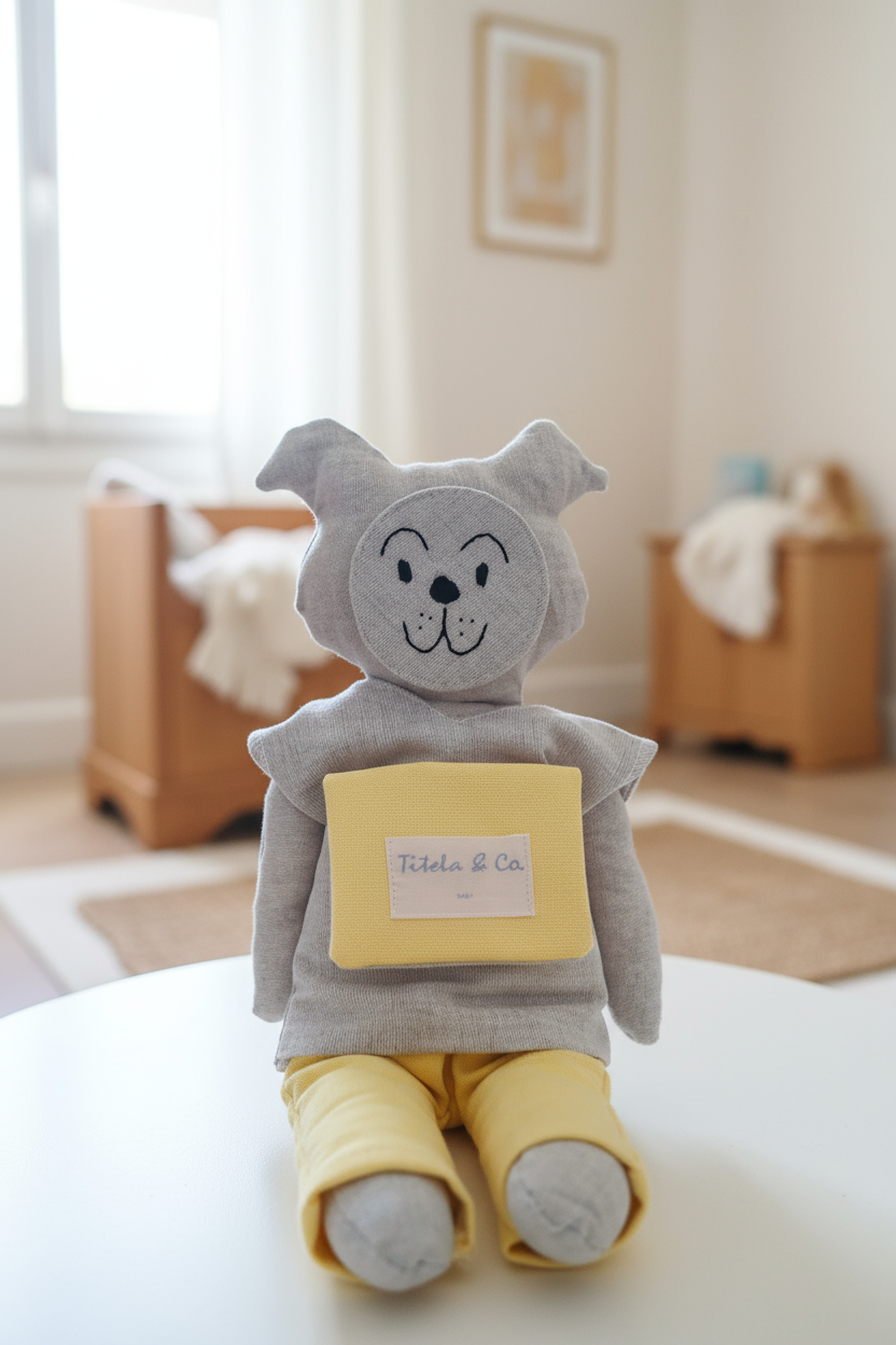 FAFA LA/EL PERRITO/A DE LAS EMOCIONES DEL COLOR QUE TE GUSTA CON PANTALÓN O  FALDA.