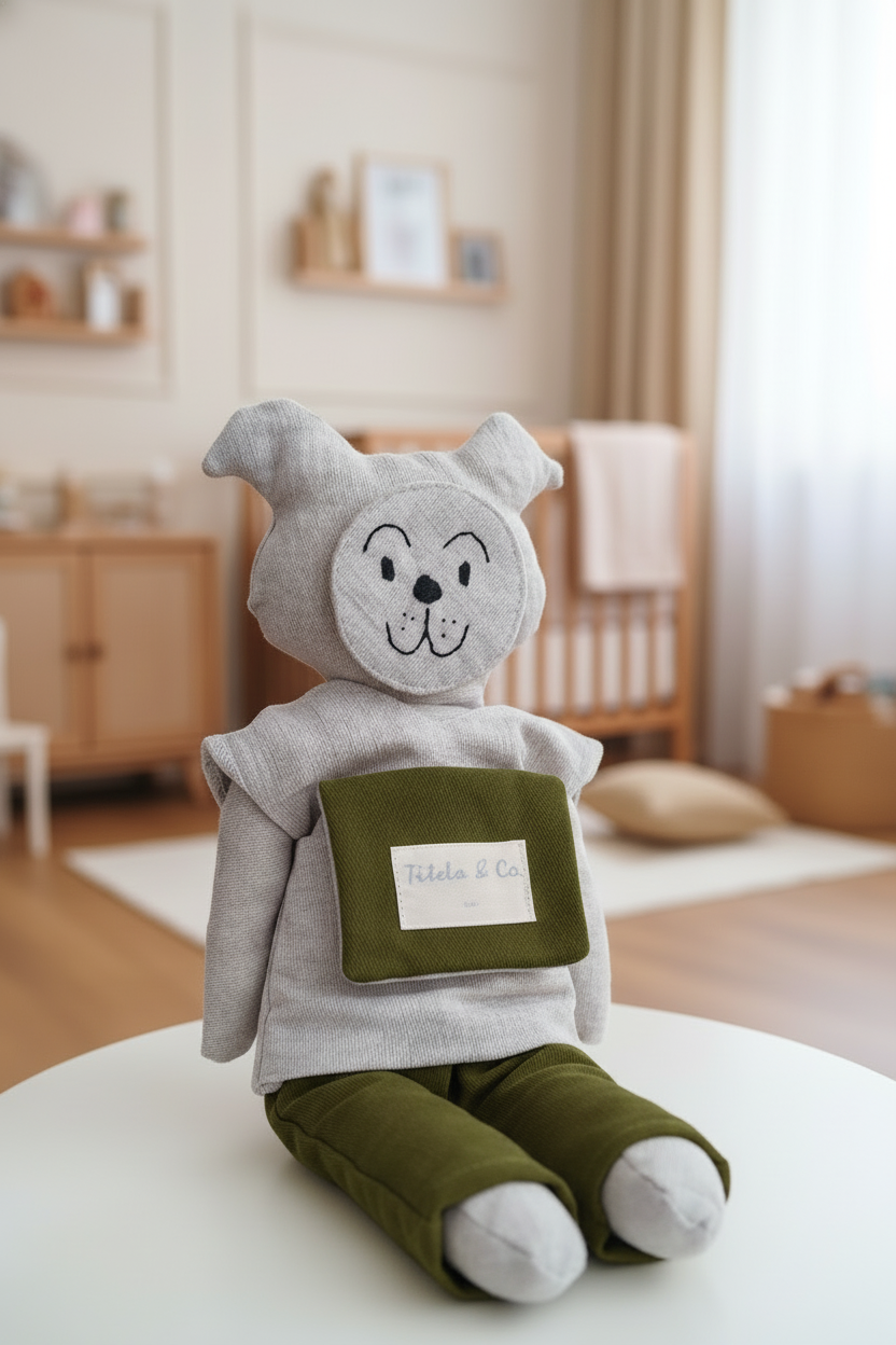 FAFA LA/EL PERRITO/A DE LAS EMOCIONES DEL COLOR QUE TE GUSTA CON PANTALÓN O  FALDA.